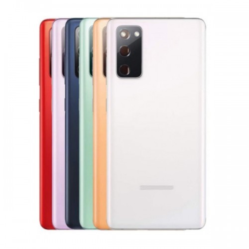 Galinis dangtelis skirtas Samsung G780 S20 FE / Cloud White / (su kameros stikliuku) OEM