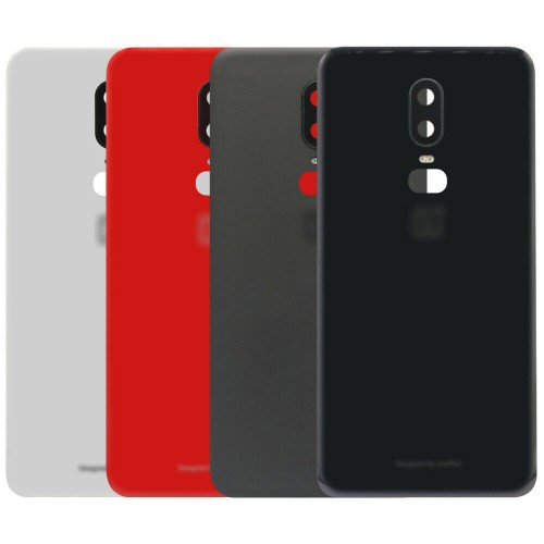 Galinis dangtelis skirtas OnePlus 6 / Amber Red / (su kameros stikliuku) HQ
