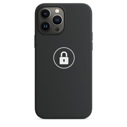 Dėklas "Silicone Case v2" skirtas iPhone 13 Pro / Midnight Black / su įpakavimu