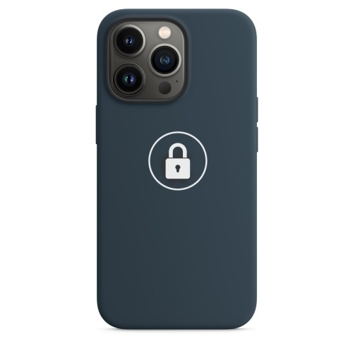 Dėklas "Silicone Case v2" skirtas iPhone 13 Pro / Abyss Blue / su įpakavimu