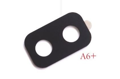 Samsung A605 A6+ 2018 kameros stikliukas su rėmeliu Black ORG