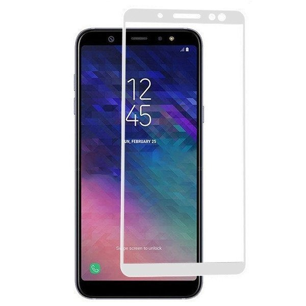 TEMPERED GLASS 6D SAMSUNG GALAXY M10 baltas