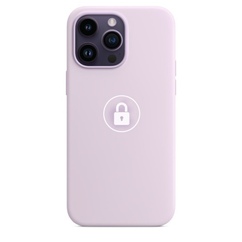 Dėklas "Silicone Case v2" skirtas iPhone 14 Pro Max / Lilac / su įpakavimu