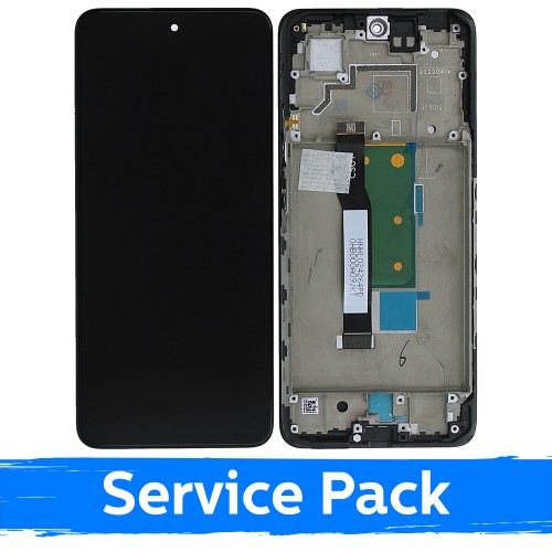 Ekranas skirtas Xiaomi Poco X4 GT 5G (2022) juodas su rėmeliu (Service Pack)