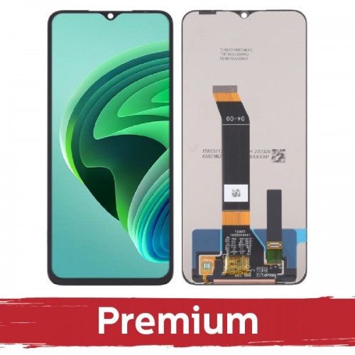 Ekranas skirtas Xiaomi Poco M4 5G / Poco M5 / Redmi 10 5G / Redmi Note 11E (5G) juodas OEM