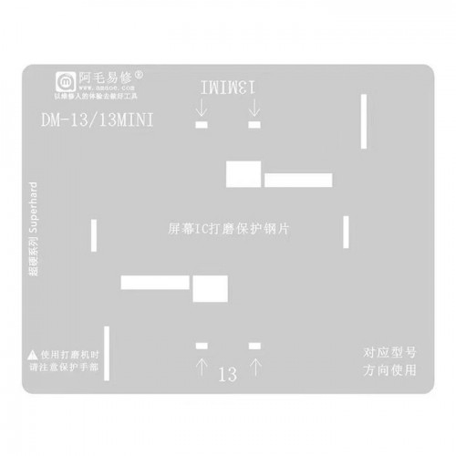 Ekranų IC šlifavimo apsauga skirtas iPhone 13 / 13 Mini