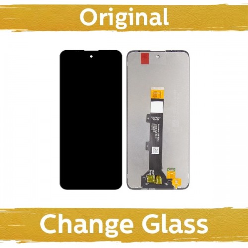 Ekranas skirtas Motorola E40 / XT2159 / juodas (Atnaujintas: China)