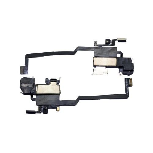 Lanksčioji jungtis skirta iPhone XS su viršutiniu garsiakalbiu (ausine) ir šviesos davikliu