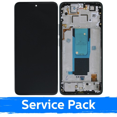 Ekranas skirtas Xiaomi Redmi Note 11 Pro+ 5G (11 Pro Plus 5G) su rėmeliu / Forest Green / (Service Pack)