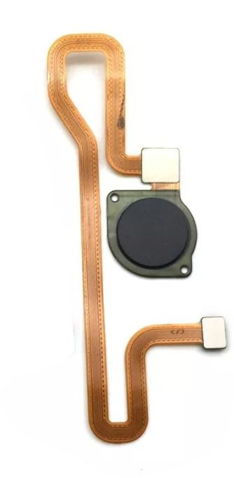 Lanksčioji jungtis Huawei Y6 2018 su juodu pirštų atspaudų jutikliu (fingerprint) ORG