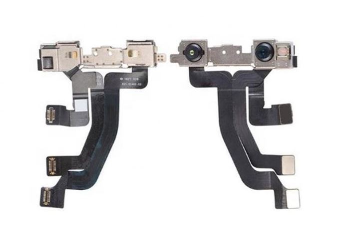 Lanksčioji jungtis skirta iPhone XS Max su priekine kamera, davikliu naudota ORG