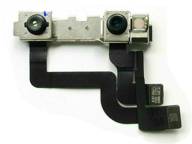 Lanksčioji jungtis skirta iPhone XR su priekine kamera, davikliu naudota ORG