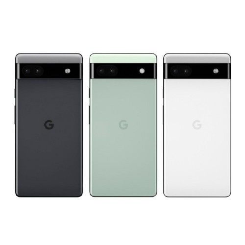 Galinis dangtelis skirtas Google Pixel 6A / Chalk / (su kameros stikliuku) / OEM