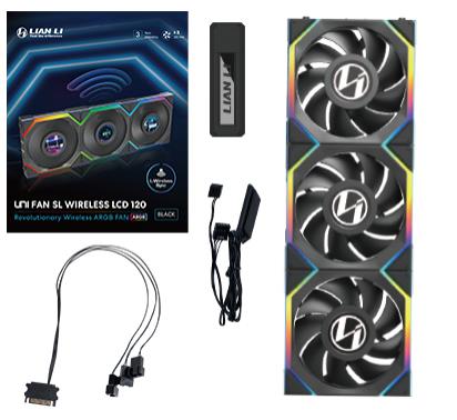 Korpuso ventiliatorius 120mm Lian Li G99.12SLLCD1W3B.00