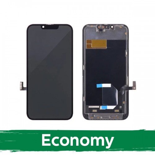 Ekranas skirtas iPhone 13 juodas (Hard OLED / Economy) /*Removable IC*/