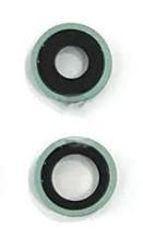 iPhone 11 kameros stikliukas su rėmeliu Green (2pcs) ORG
