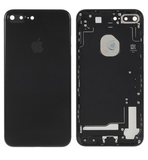 Galinis dangtelis iPhone 7 Plus Black pilnas su šleifais originalus (used Grade C)