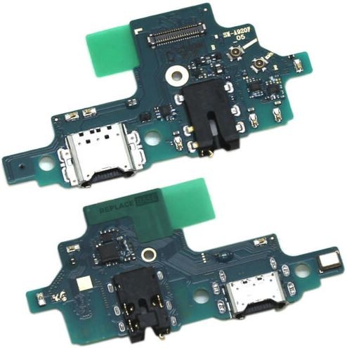 Lanksčioji jungtis Samsung A920 A9 2018 su įkrovimo kontaktu, mikrofonu, ausinių lizdu originali (service pack)