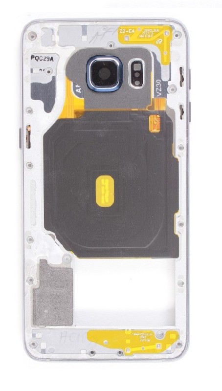 Vidinis korpusas Samsung G928F S6 Edge Plus pilkas (mėlynas) su zumeriu ir šoniniais mygtukais originalus (used Grade B)