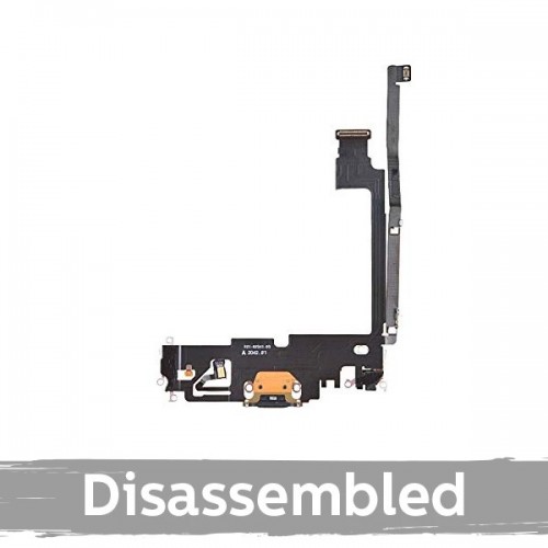 Krovimo lizdas skirtas iPhone 12 Pro Max su lanksčiąja jungtimi / Graphite / (100% originalu / iš įrenginio)