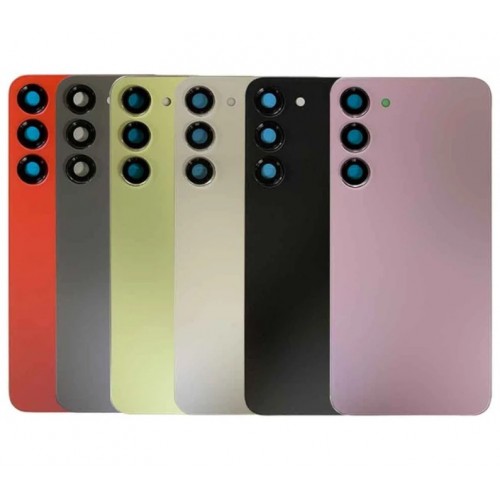 Galinis dangtelis suderinamas su Samsung S911 S23 / Phantom juodas / (su kameros lęšiu) OEM