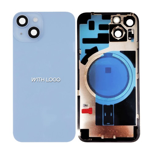 Galinis dangtelis skirtas iPhone 14 / Blue / (Full cover without NFC flex) / OEM