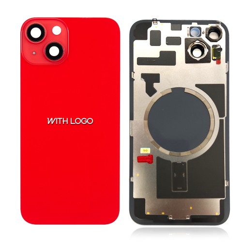 Galinis dangtelis skirtas iPhone 14 / Red / (Full cover without NFC flex) / OEM