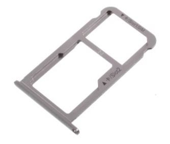 SIM kortelės laikiklis Huawei Nova pilkas originalus (service pack)