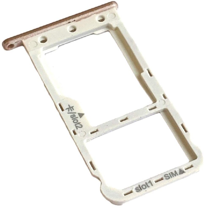 SIM kortelės laikiklis Huawei P9 Lite Mini/Y6 Pro 2017 Gold originalus (service pack)