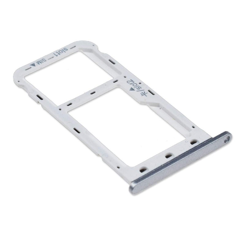 SIM kortelės laikiklis Huawei P9 Lite Mini/Y6 Pro 2017 sidabrinis originalus (service pack)