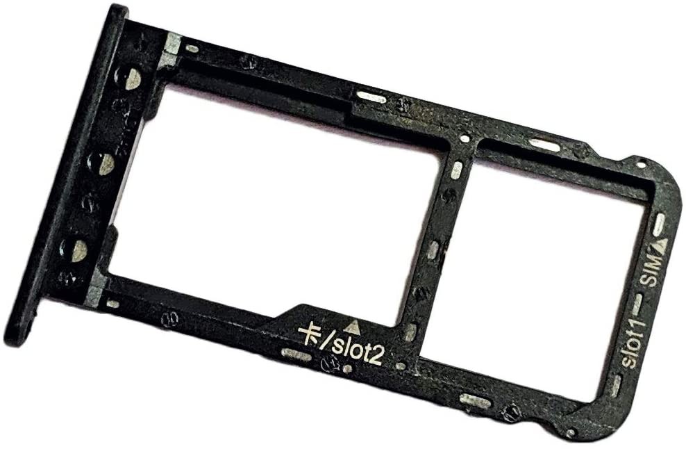 SIM kortelės laikiklis Huawei P9 Lite Mini/Y6 Pro 2017 juodas originalus (service pack)