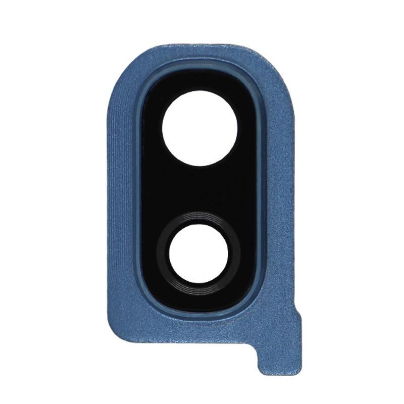 Samsung A405 A40 2019 kameros stikliukas su rėmeliu Blue ORG