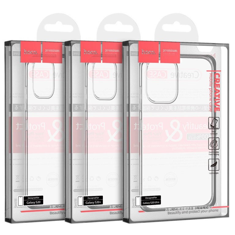 Dėklas Hoco Light Series TPU Samsung G985/G986 S20 Plus skaidrus