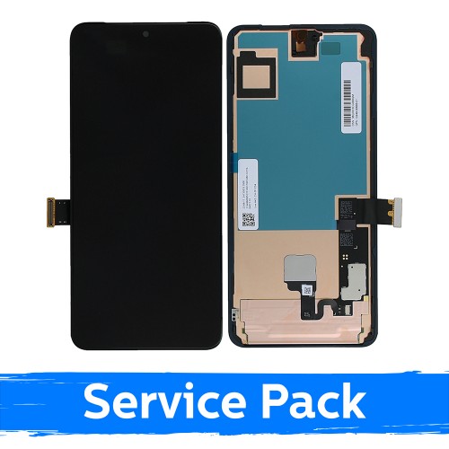 LCD ekranas suderinamas su Google Pixel 8 Pro juodas su rėmeliu (Service Pack)