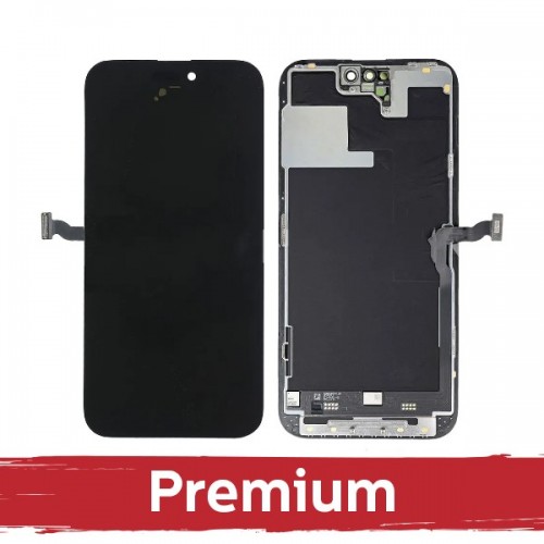 LCD ekranas suderinamas su iPhone 14 Pro Max juodas (INCELL / Premium)