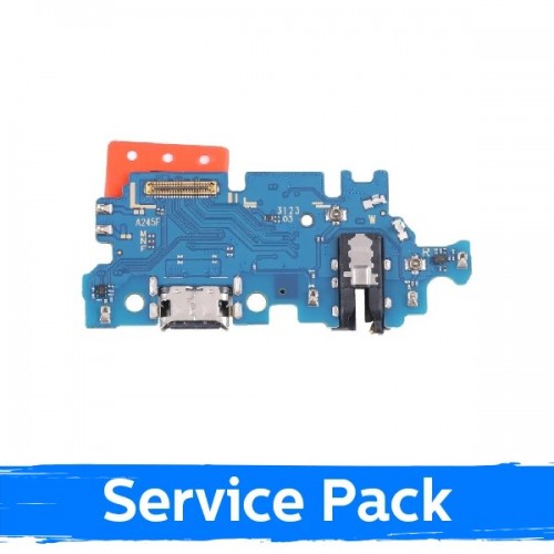 Įkrovimo jungtis suderinama su Samsung A245 A24 4G su flex / Plata (Service Pack)