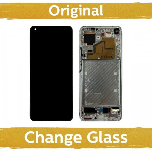 LCD ekranas suderinamas su Xiaomi Mi 11 5G su rėmeliu / Midnight Gray / (Renewed: China)