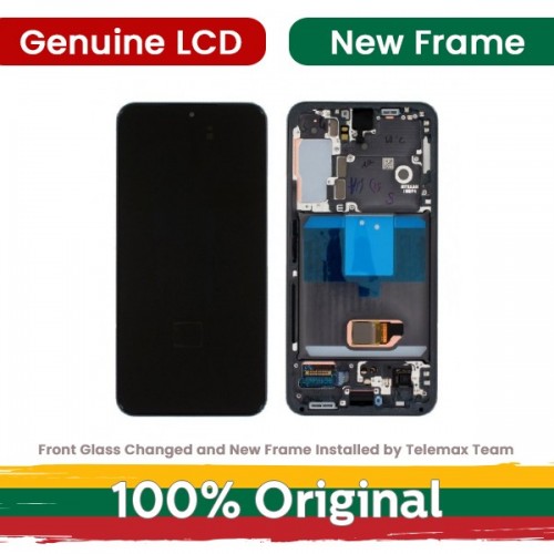 Ekranas skirtas Samsung S901 S22 su rėmeliu / Pink Gold / (Atnaujintas: Telemax)