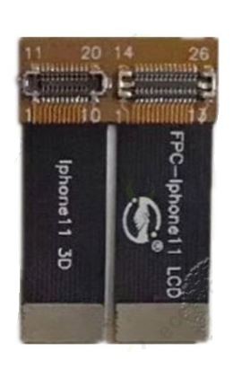 Lanksčioji jungtis ekranų testavimui skirta iPhone 11