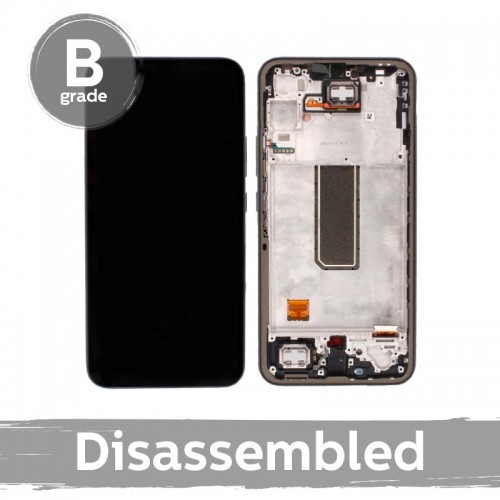 LCD ekranas suderinamas su Samsung A346 A34 5G su rėmeliu / Violet / (9/10 naudotas)