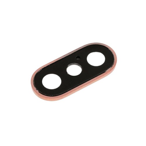 iPhone XS/XS Max kameros stikliukas su rėmeliu Gold ORG