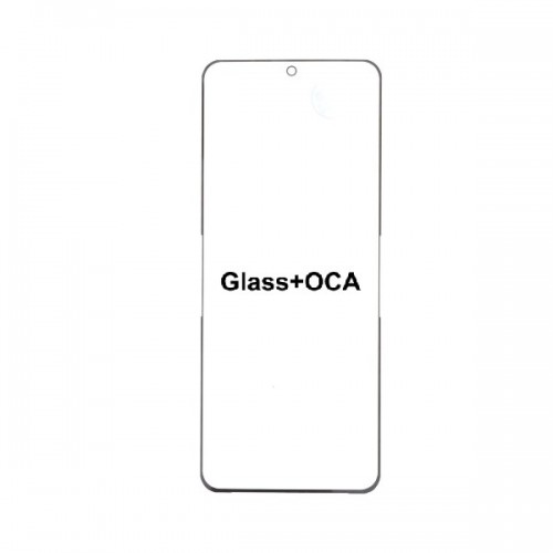 Išorinio ekrano stiklas suderinamas su "Pro+" Samsung F721 Z Flip4 / SOFT FRONT GLASS + OCA / komplektas