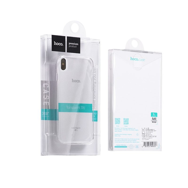 Dėklas Hoco Light series TPU skirtas iPhone XS Max skaidrus