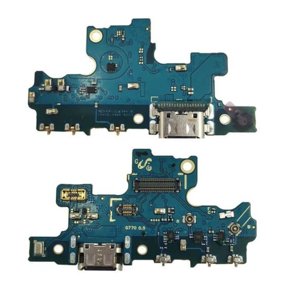 Lanksčioji jungtis Samsung G770F S10 Lite su įkrovimo kontaktu, mikrofonu, ausinių lizdu originali (service pack)