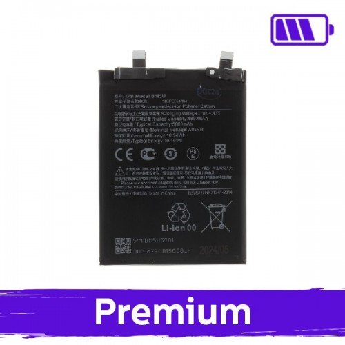 Baterija suderinama su Xiaomi Redmi Note 13 Pro Plus 5G BM5U (OEM)
