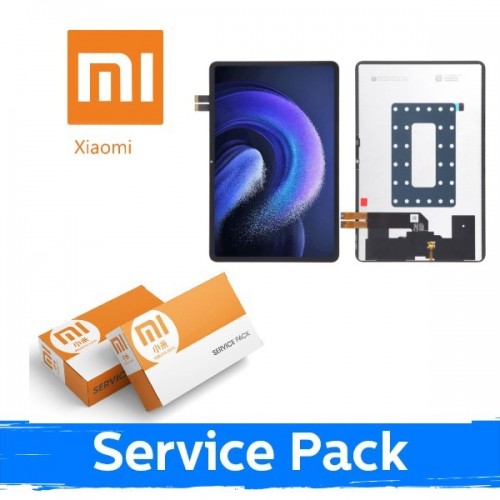 LCD ekranas suderinamas su Xiaomi Mi Pad 6S Pro 12.4'' juodas su rėmeliu (Service Pack)