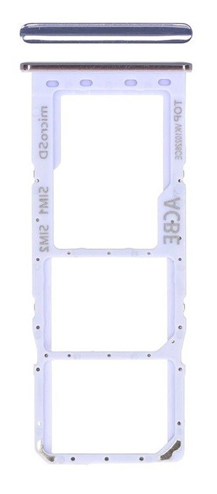 SIM kortelės laikiklis Samsung A325 A32 4G 2021 violetinis originalus (service pack)