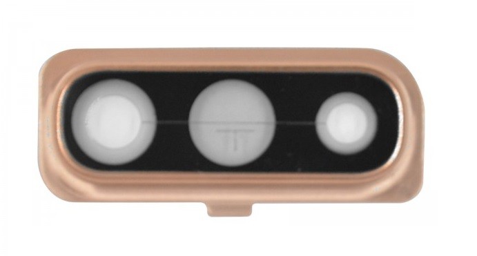 Samsung A505 A50 2019/A705 A70 2019 kameros stikliukas su rėmeliu rausvas (Coral) ORG