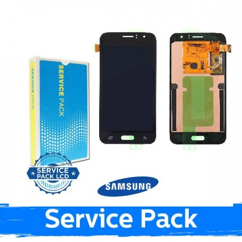 LCD ekranas suderinamas su Samsung J120 2016 J1 auksinis (Service Pack)