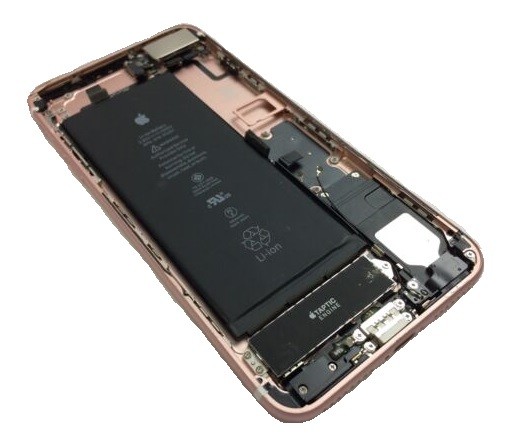 Galinis dangtelis iPhone 7 Plus Rose Gold pilnas su šleifais originalus (used Grade B)